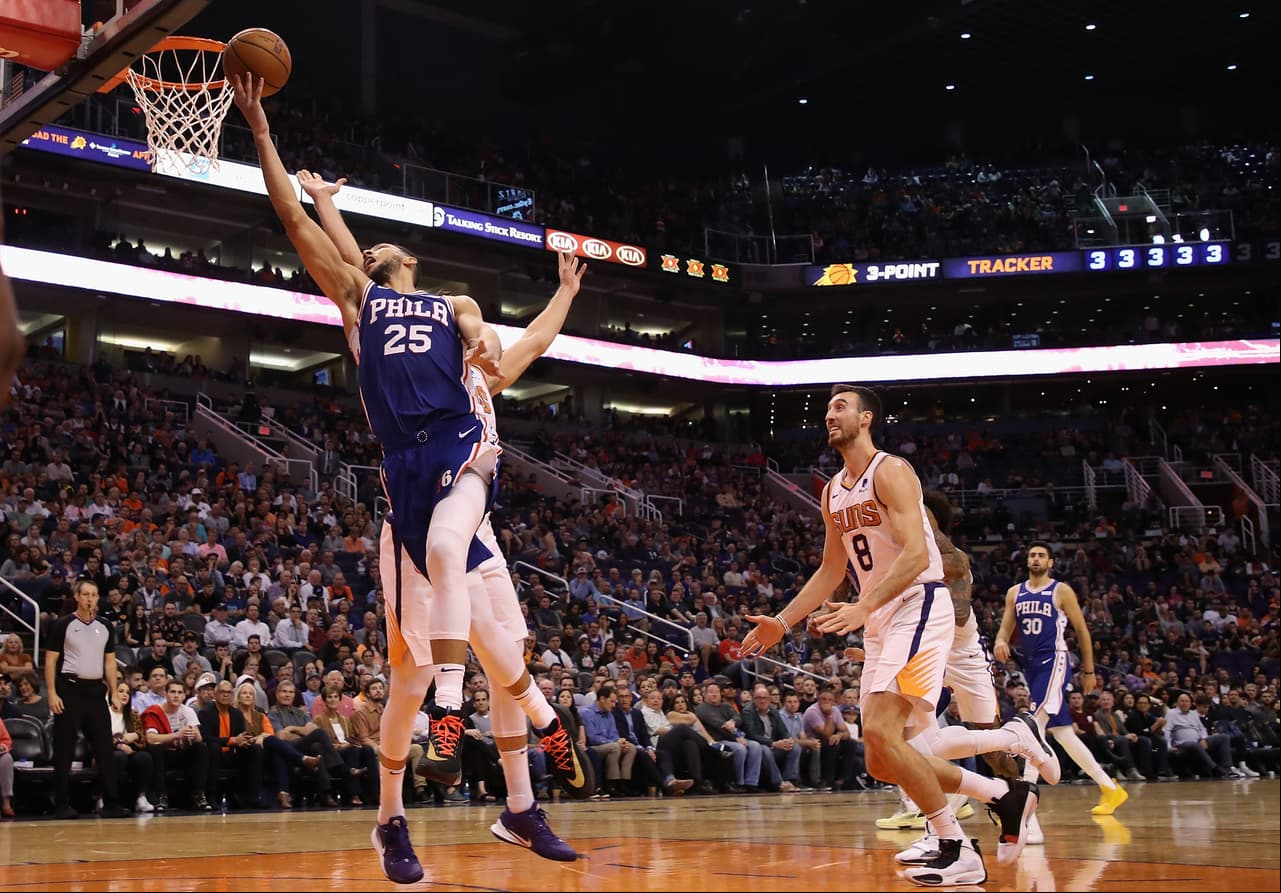 Los Philadelphia 76ers muestra una gran defensa, tiene el sexto mejor rating defensivo y son el tercer equipo que más pérdidas genera en el rival. Hasta ahora es el único invicto de la liga con 5-0.