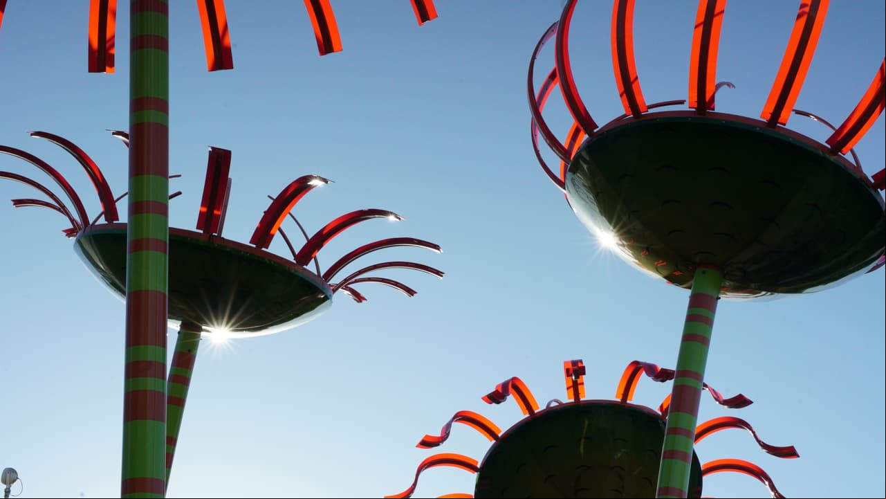 Obras de arte del Museo del Vidrio, uno de los lugares de Seattle preferido por los turistas.