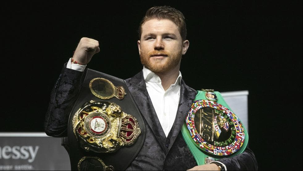 El pugilista mexicano Saúl 'Canelo' Álvarez.