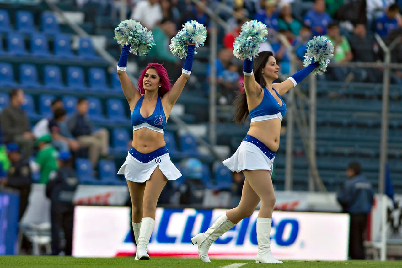 La belleza de las porristas en la fecha 6