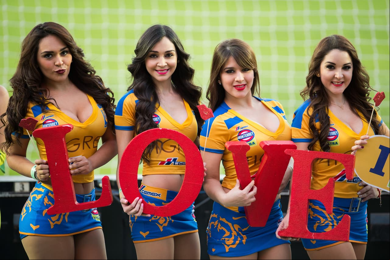 La belleza de las porristas en la fecha 6