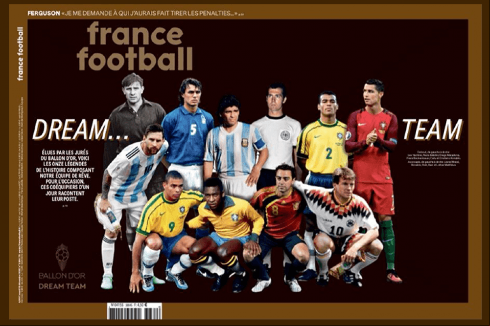  Football da a conocer el mejor XI de la historia del futbol | Imagínate poder ver a leyendas como Lionel Messi, Cristiano Ronaldo, Pelé y Maradona jugando en el mismo equipo.