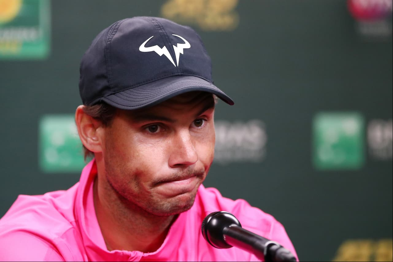 Nadal abandona Indian Wells por lesión; Federer, a la Final