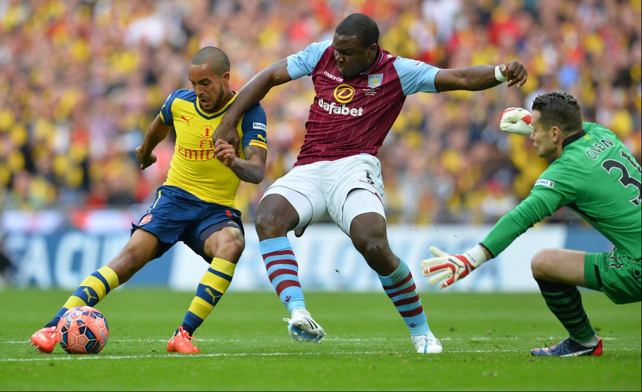 Los Gunners destrozaron al Aston Villa para alzar la Copa de Inglaterra.