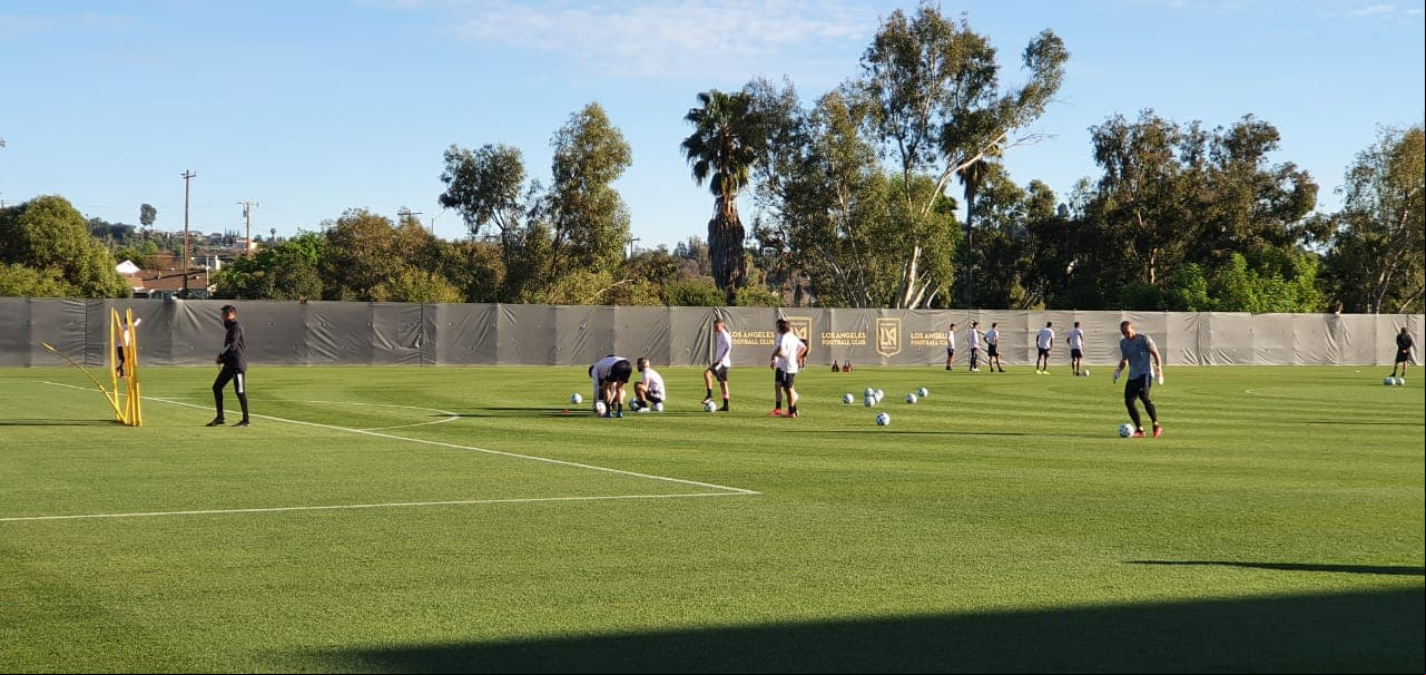 Inter Miami entrenó esta tarde en las instalaciones de LAFC por última vez antes de debutar en la MLS.