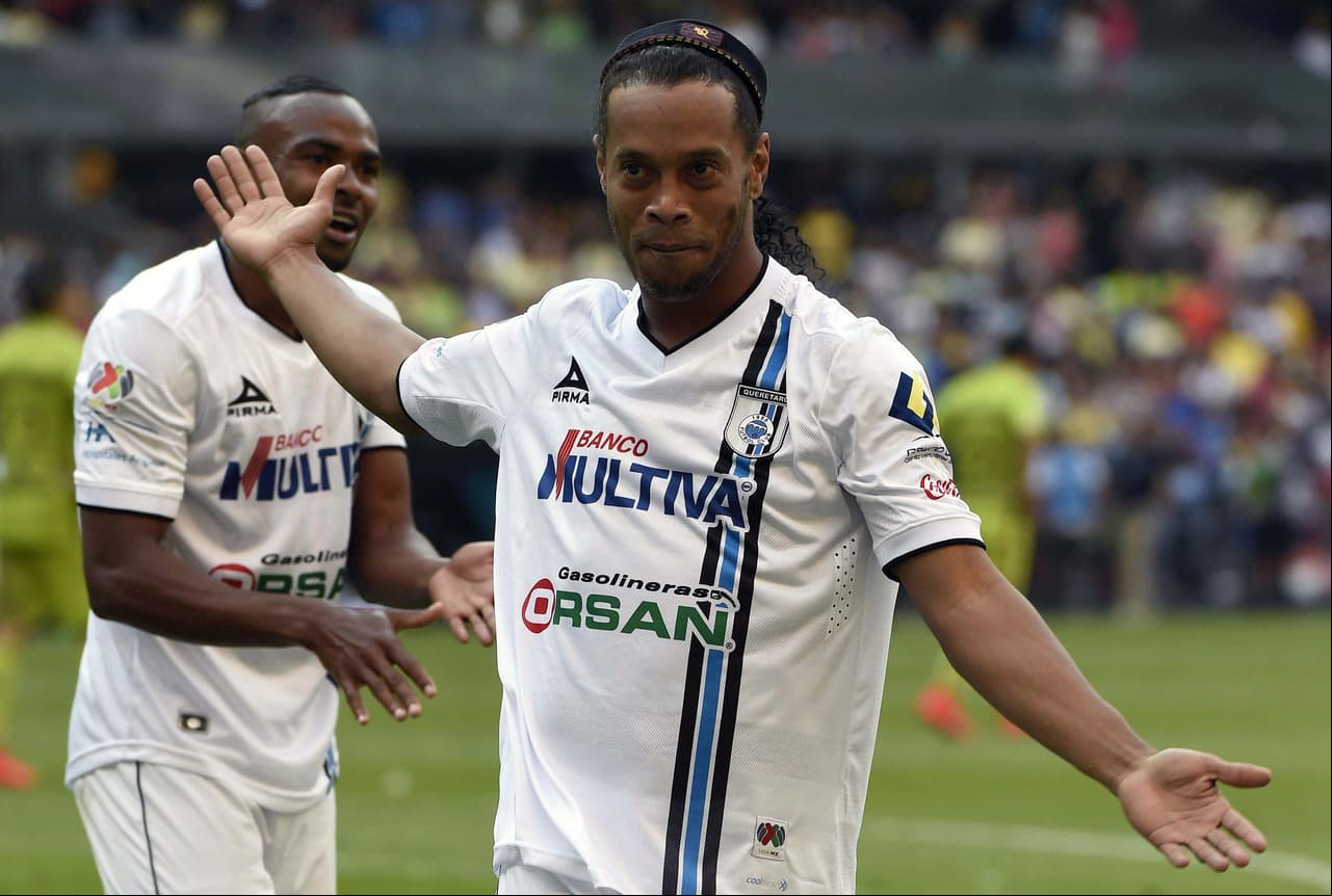 Ronaldinho: ''El futbol de México tiene un nivel muy similar al de Brasil''