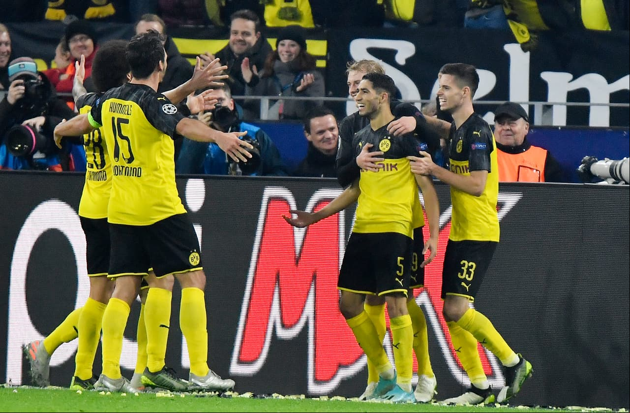 Borussia Dortmund 3-2Inter; Olympique de Lyon 3-1 Benfica; Valencia 4-1 Lille.