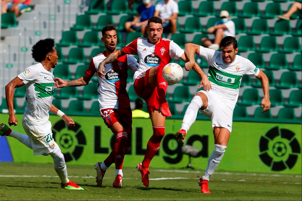 El argentino Darío Benedetto, durante la segunda mitad del encuentro, le dio el triunfo al Elche sobre el Celta de Vigo, estrenándose en la competencia española como goleador, en la Jornada 8 de La Liga; Nestor Araujo continúa con contusión en el tobillo izquierdo.