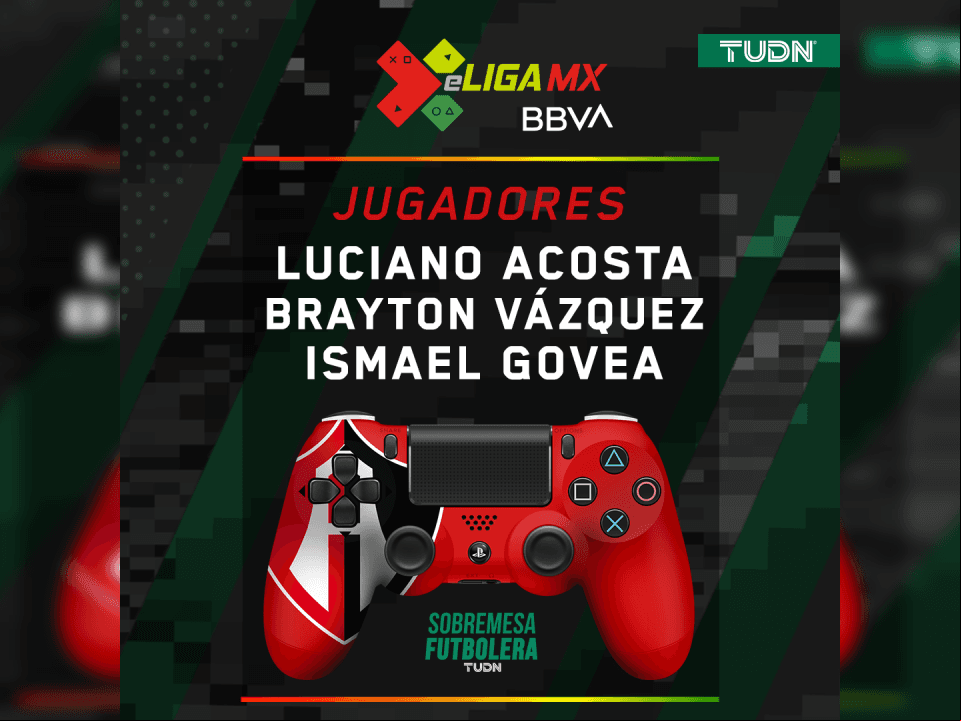 <b>Atlas</b>
<br>Brayton Vázquez, Luciano Acosta e Ismael Govea.
