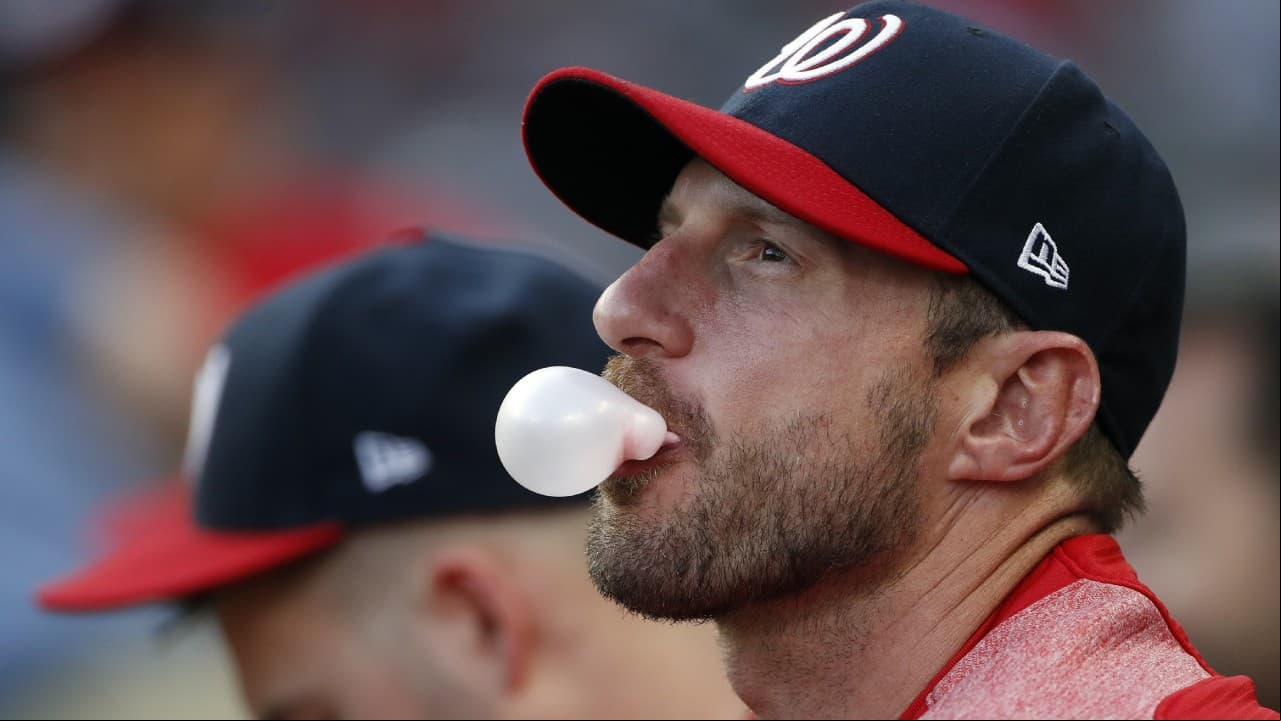 Max Scherzer, pitcher estelar de los Nationals, se rompe la nariz en práctica de bateo