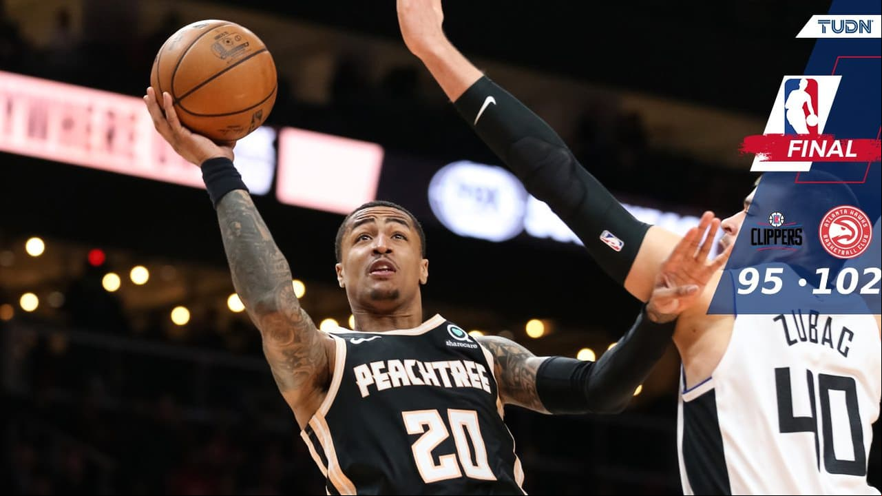 Los Hawks sorprendieron a los Clippers al vencerlos incluso sin su mejor jugador, Trae Young, ausente por lesión.