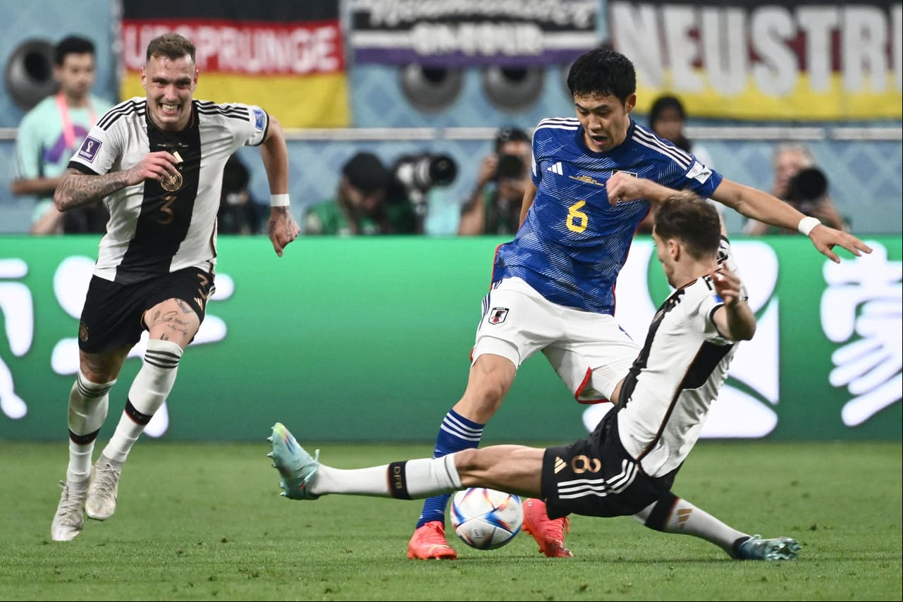 Japón logró llevarse la victoria ante Alemania en un partido que empezaron perdiendo.