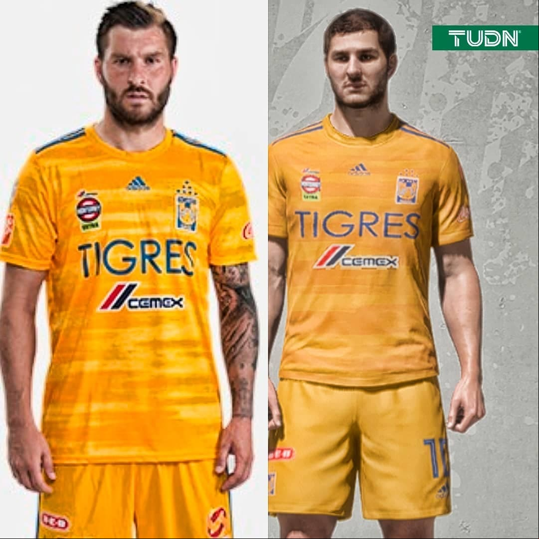 André-Pierre Gignac, el jugador de los Tigres que parece clonado por el videojuego.