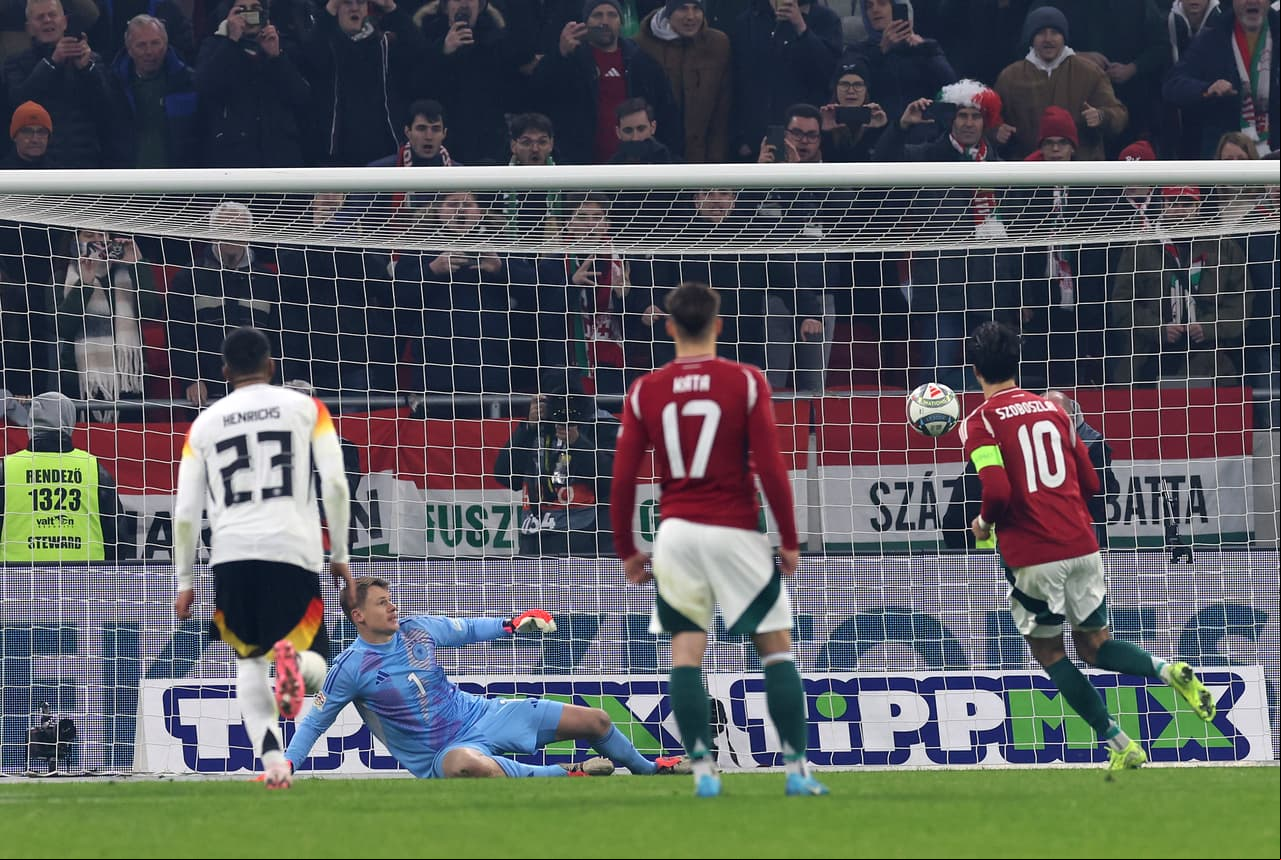 Hungría roba triunfo a Alemania con penal a lo Panenka 