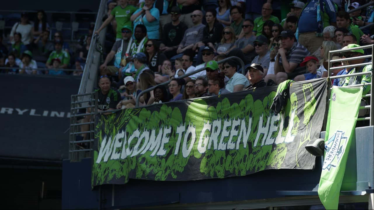Welcome to Greenhell. Seattle es una ciudad amigable, pero a la hora el fútbol quiere ganarlo todo.