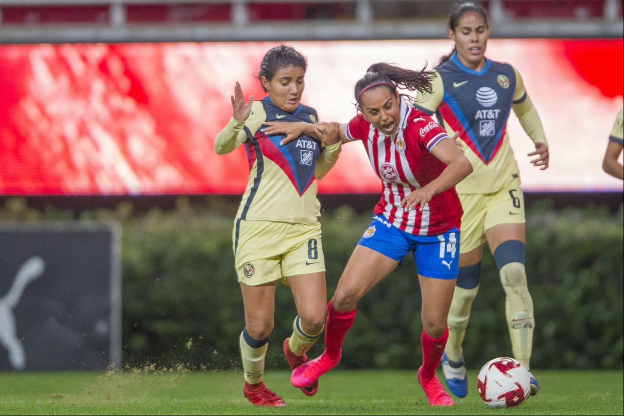 Con una victoria de 1-2 sobre las Chivas, las Águilas del América llegan a la quinta posición de la tabla con 34 unidades.