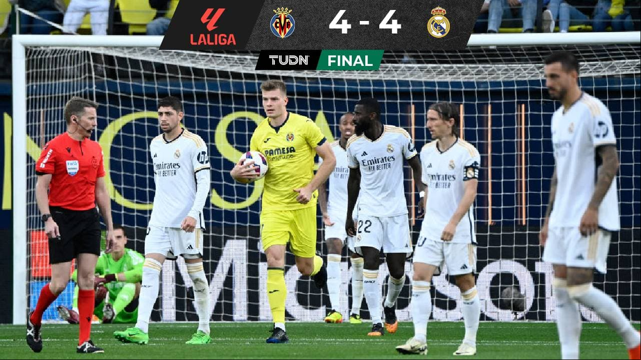 Real Madrid se deja remontar y termina igualando con Villarreal