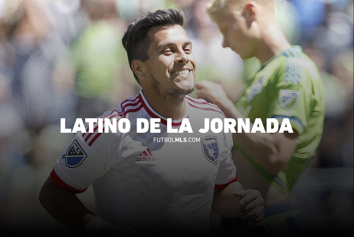 Matías Pérez García de San Jose Earthquakes es elegido Latino de la Jornada 16