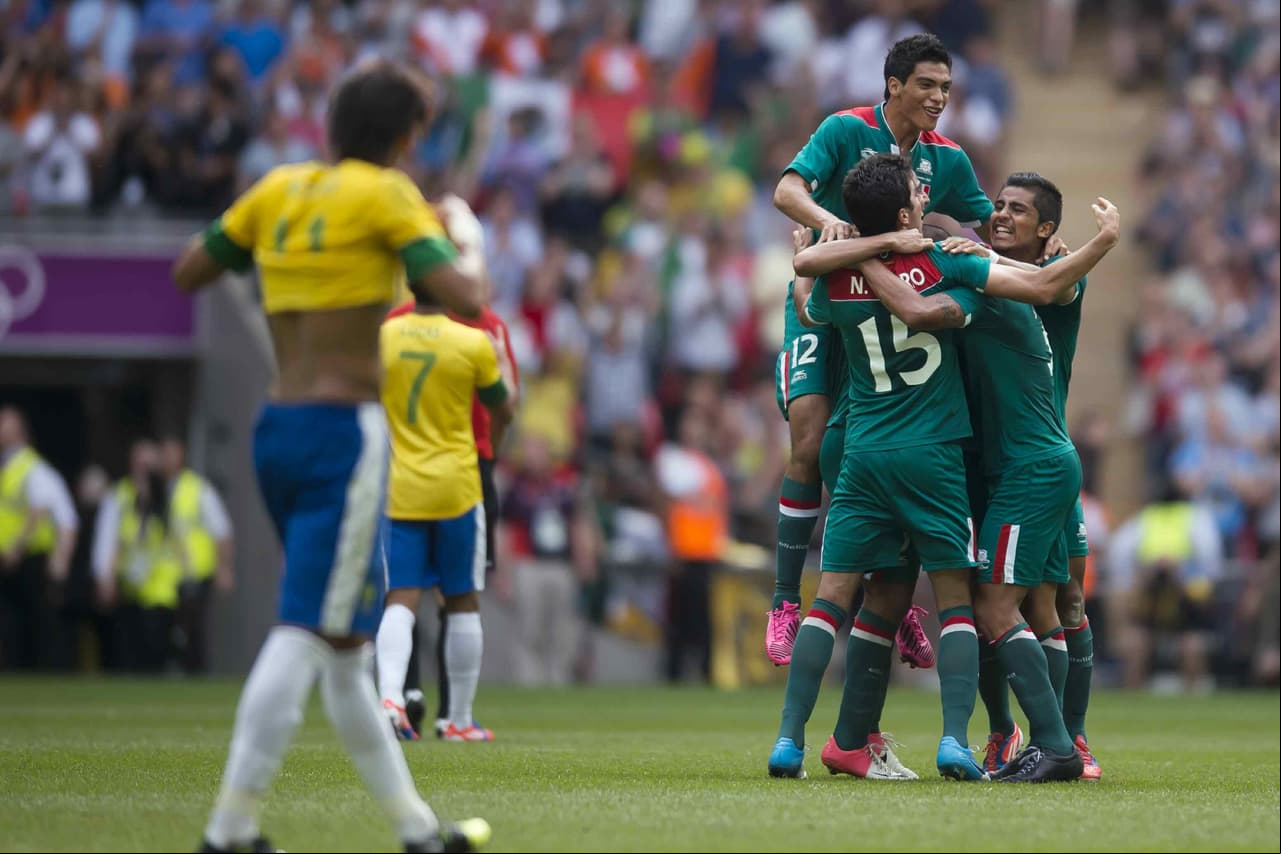 Brasil y México buscaban su primer Oro Olímpico en la historia; la Verdeamarela llegaba con Neymar, Marcelo o Hulk para conseguirlo en Londres 2012.