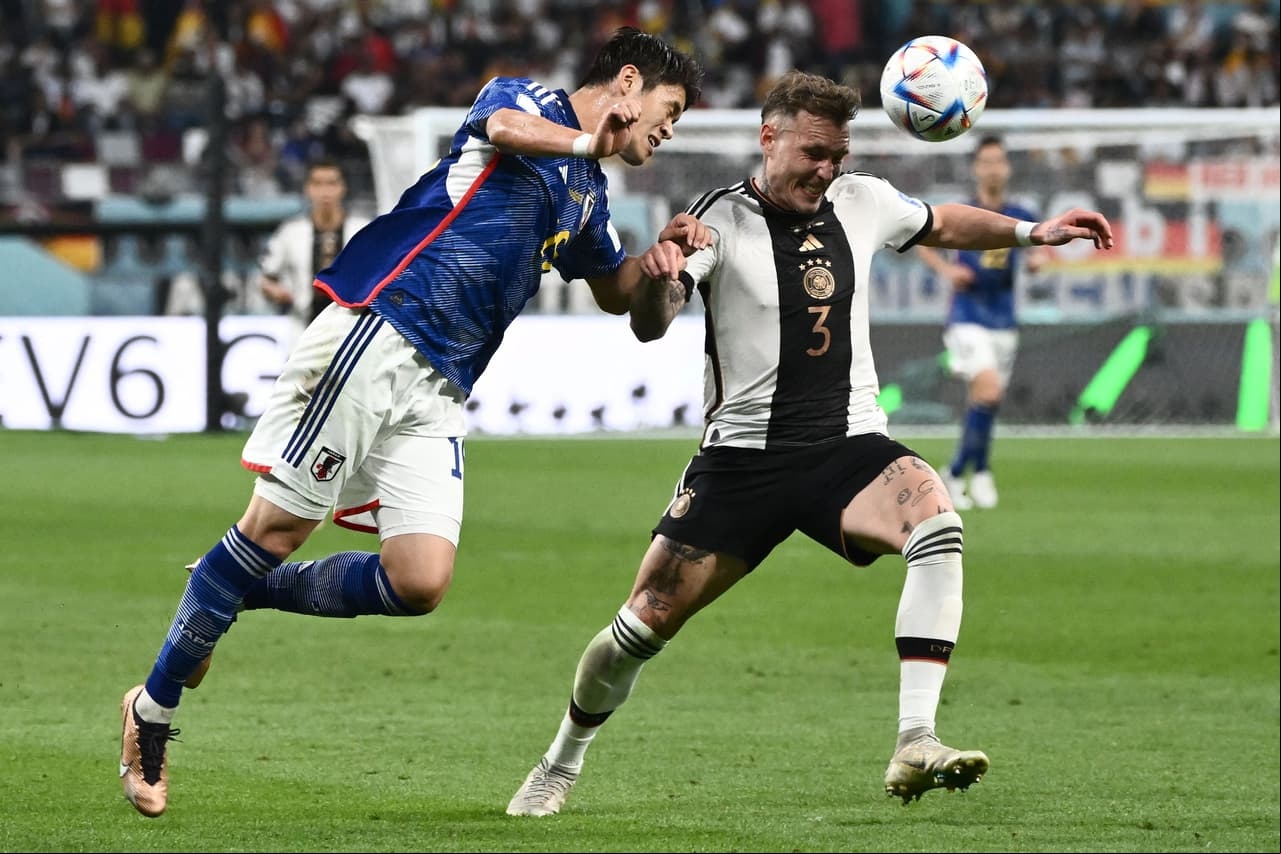 Japón logró llevarse la victoria ante Alemania en un partido que empezaron perdiendo.