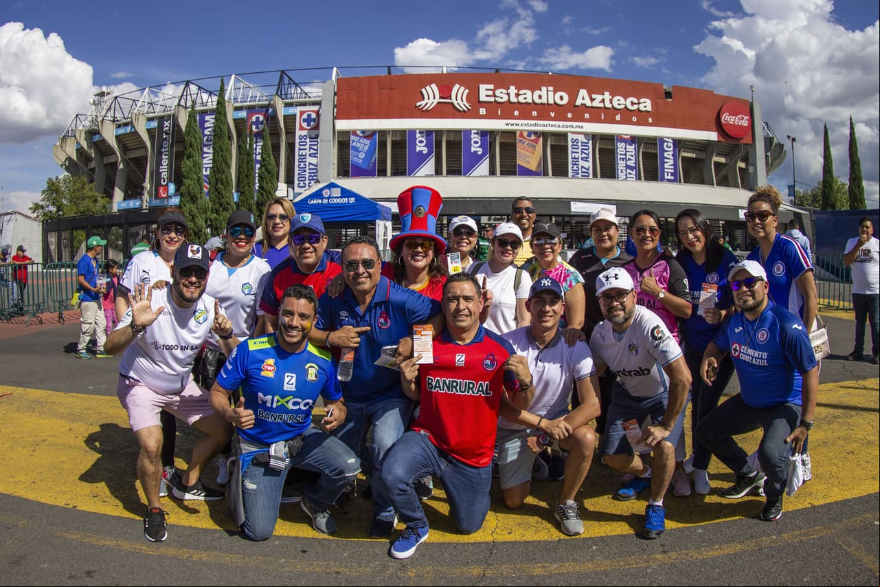 Llega la tarde en coapa y el Cruz Azul se prepara en el Azteca para jugar frente al Morelia.
