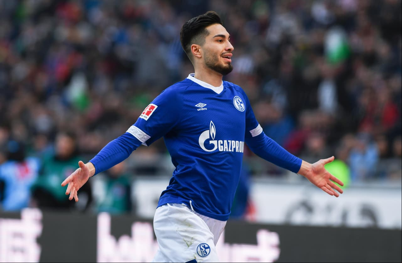 Suat Serdar apareció en Schalke para poner el 1-0 del visitante al minuto 39 de la primera parte.
