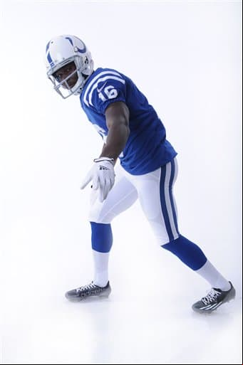 Mira las mejores tomas del WR novato de los Indianapolis Colts, Phillip Dorsett, durante su sesión de fotos y durante el campo de entrenamiento (AP-NFL).
