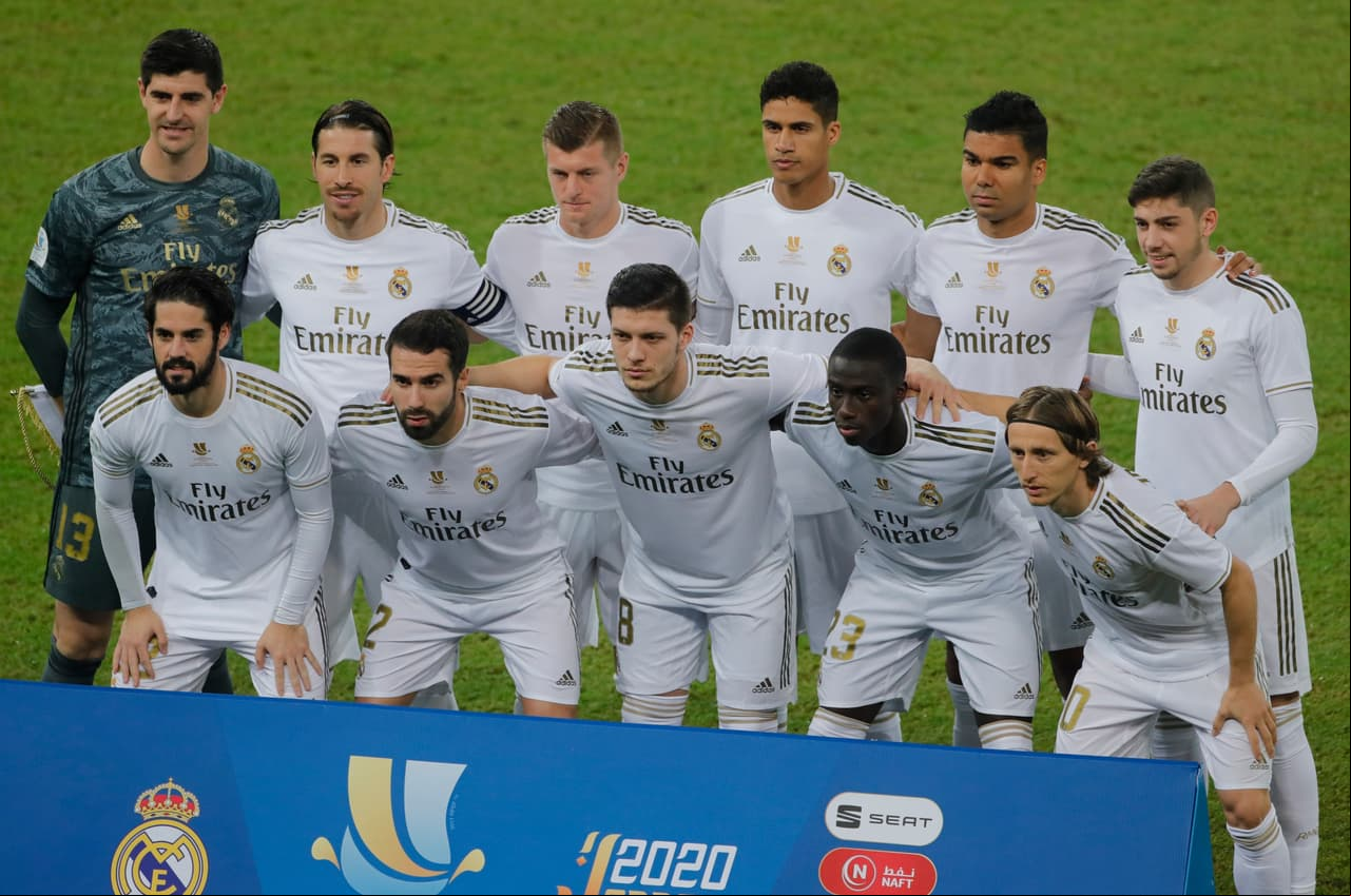El máximo ganador de Champions Legaue no se podía quedar atrás y en su plantilla hay cuatro campeones del mundo de tres mundiales diferentes. Los campeones mundialistas son Sergio Ramos, Toni Kroos, Raphael Varane y Alphonse Areola.