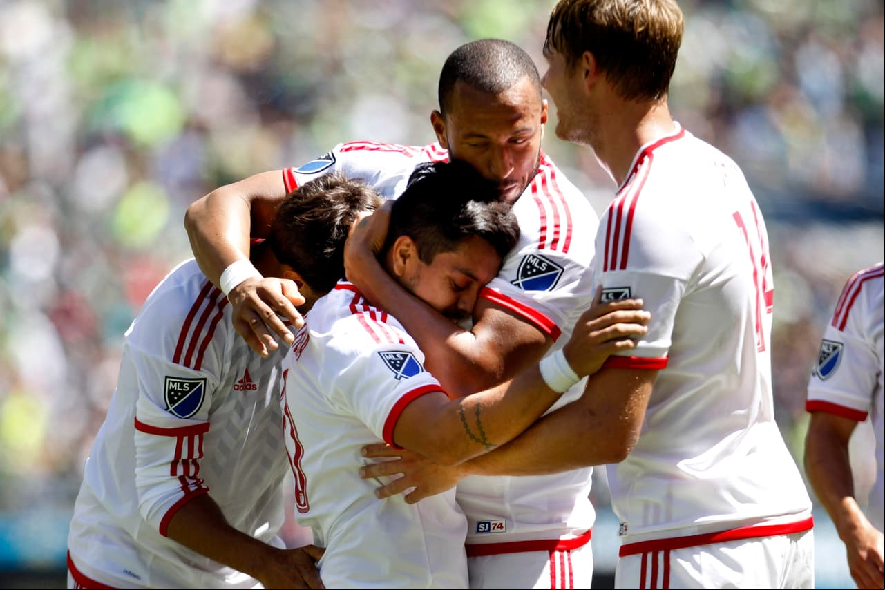 San Jose Earthquakes celebran el gol de Matías Pérez García