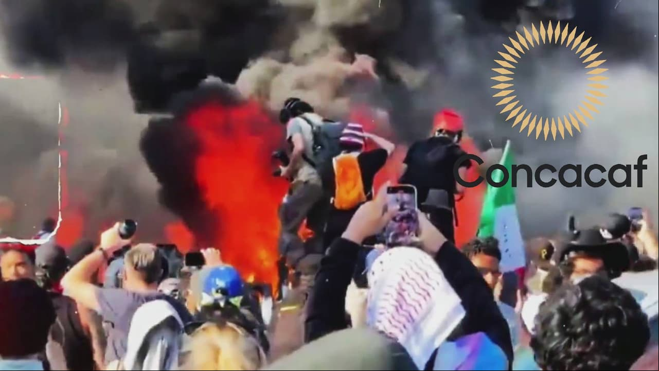 Concacaf rompe el silencio sobre situación de protestas en Los Ángeles