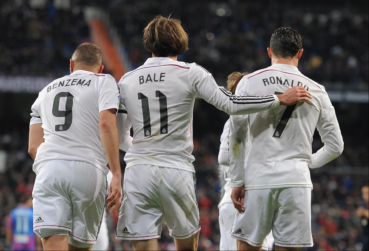 La 'BBC' - Karim Benzema, Garath Bale y Cristiano Ronaldo han marcado 34 goles en esta temporada de La Liga de España. Aunque no es su mejor registro, siguen metiendo miedo.