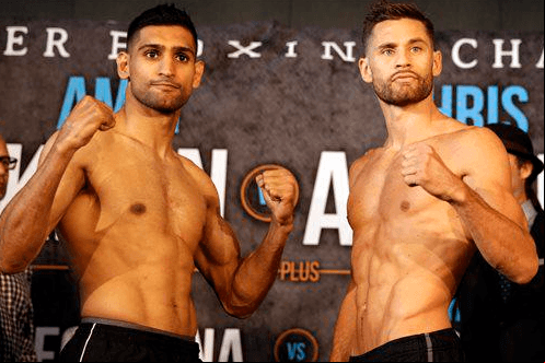 Khan y Algieri sin problemas de peso (Foto: Twitter).