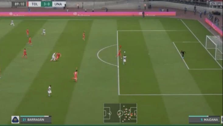Diego Rosales demostró un gran nivel de juego al mando de los Diablos y goleó a los Pumas del defensa Luis Quintana.