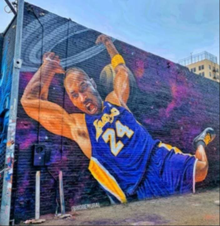 Las calles de las principales ciudades de los Estados Unidos se adornan con las asombrosas muestras de amor para la leyenda de la NBA.