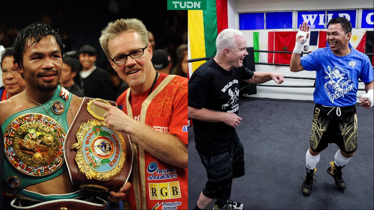 Emotivo reencuentro entre Manny Pacquiao y entrenador Freddie Roach 