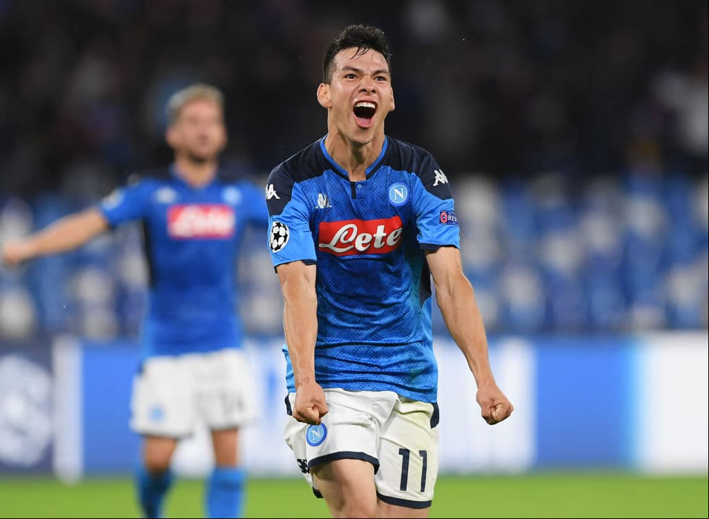 Se ha estrenado como goleador en Europa, con el Napoli, frente al Salzburg en el San Paolo, el tanto del empate.