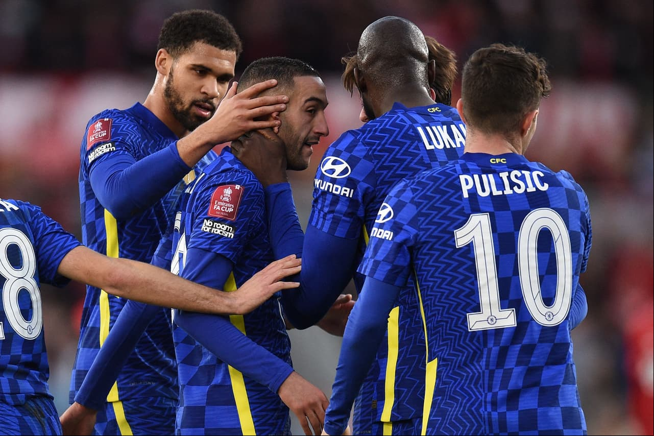 Chelsea eliminó al Middlesbrough por 0-2 en los Cuartos de Final de la FA Cup.