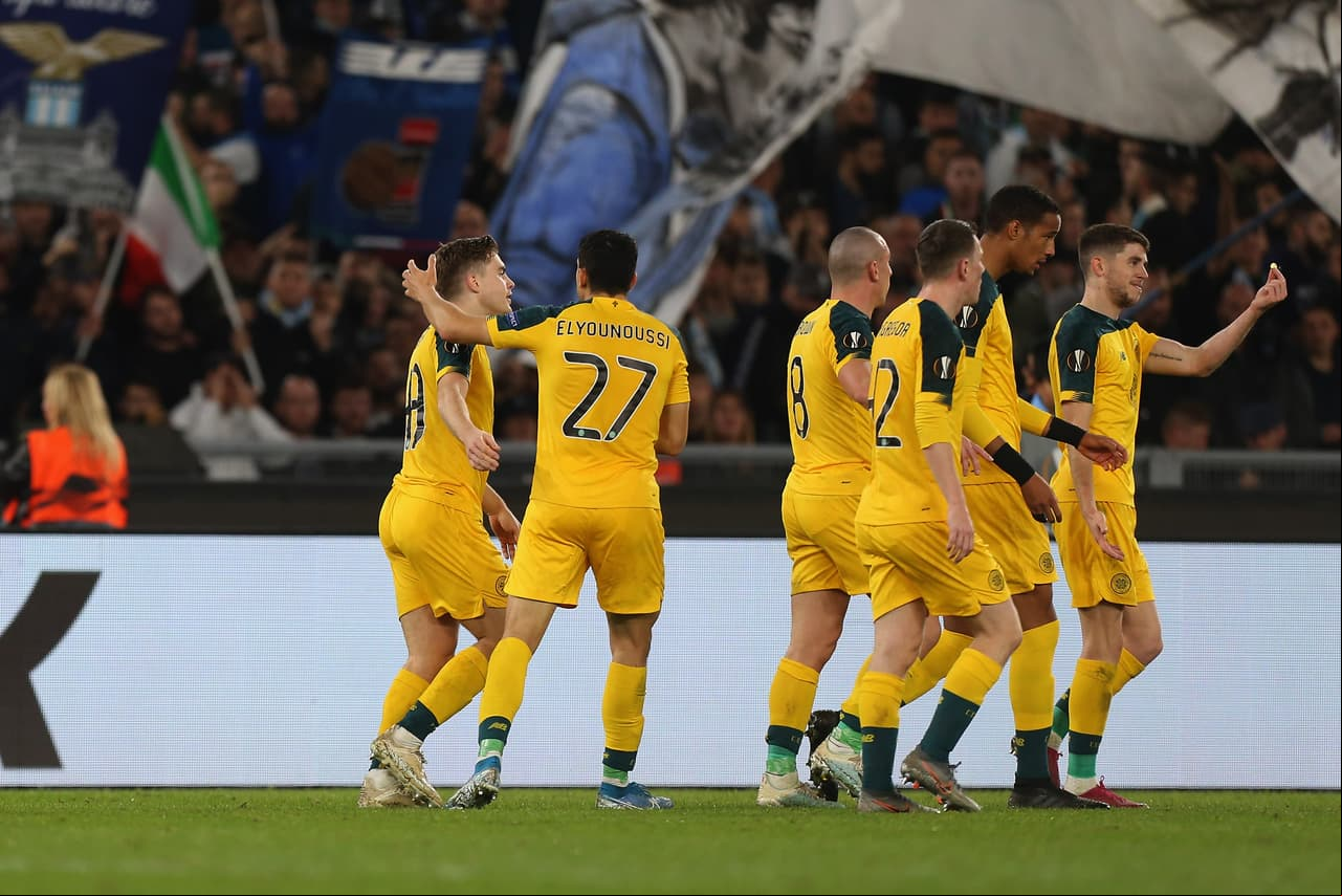 Lazio 1-2 Celtic; Standard Lieja 2-1 Frankfurt.