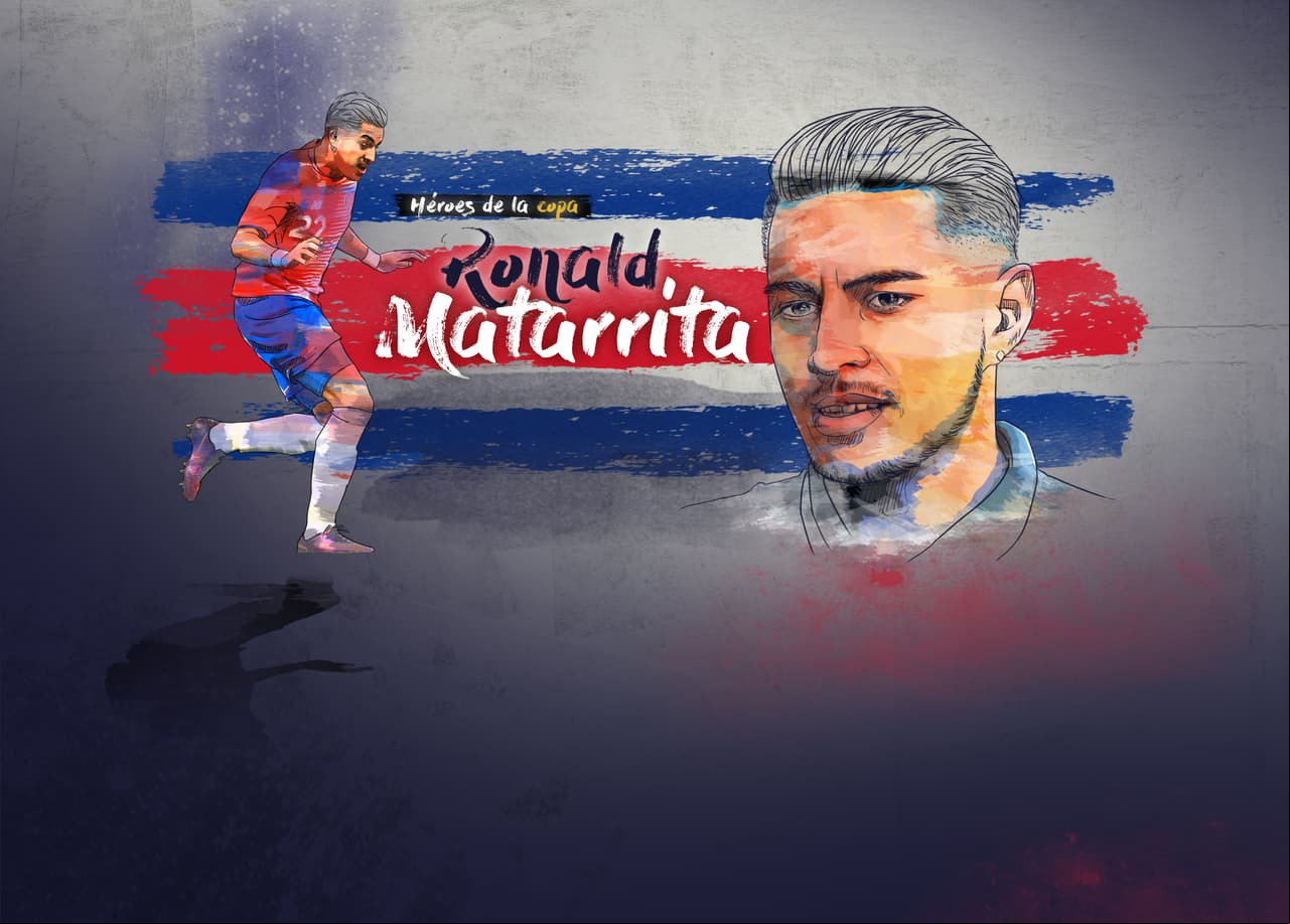 Ronald Matarrita Jugador de la Copa de Oro 