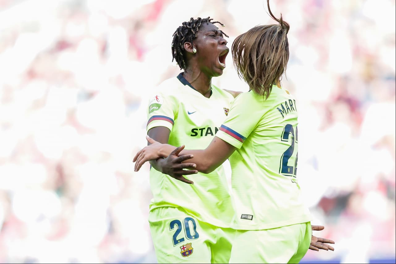 Asisat Oshoala anotó al minuto 20 del segundo tiempo el 1-0 a favor de Barcelona.
