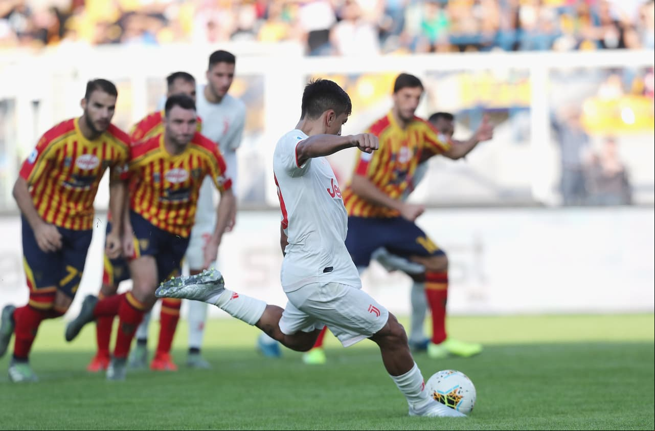 Dybala (50’) y Mancosu (56’) anotaron de penal para sus respectivas escuadras.
