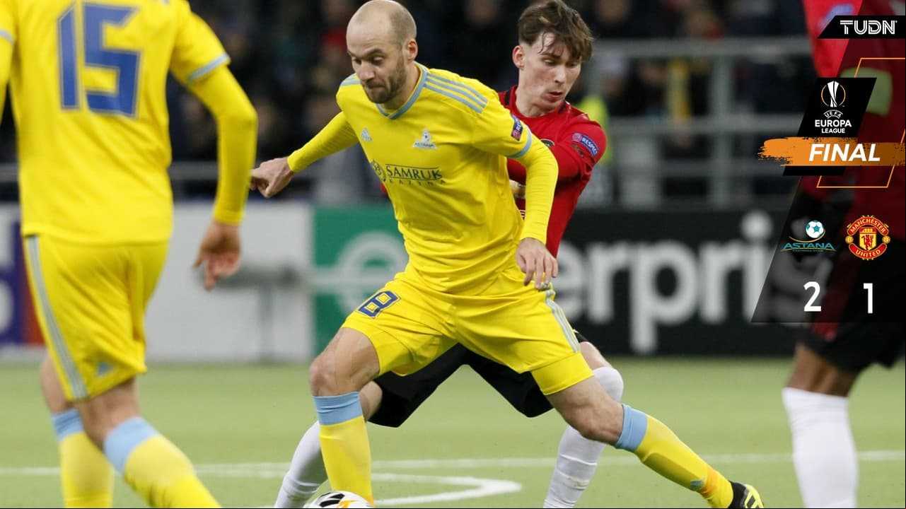 En tempranero juego, Manchester United cayó ante el Astana