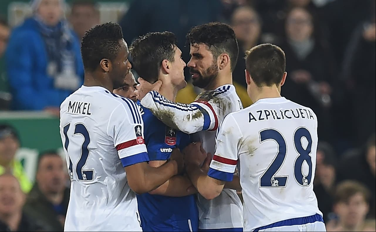 Gareth Barry asegura que Diego Costa no le mordió durante el Everton vs. Chelsea