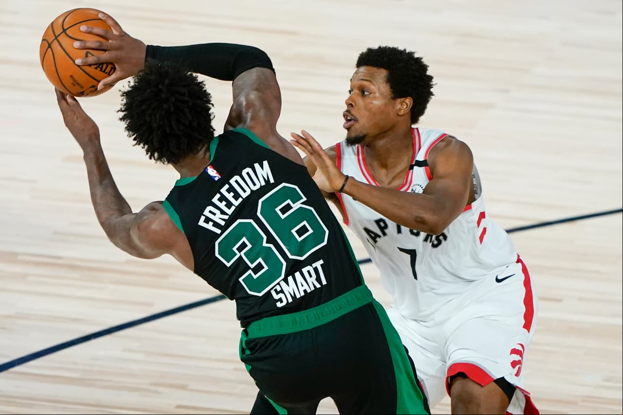 Boston Celtics pegan primero y con un marcador de 112-94 sobre los Raptors, los celtics ponen la serie 1-0.