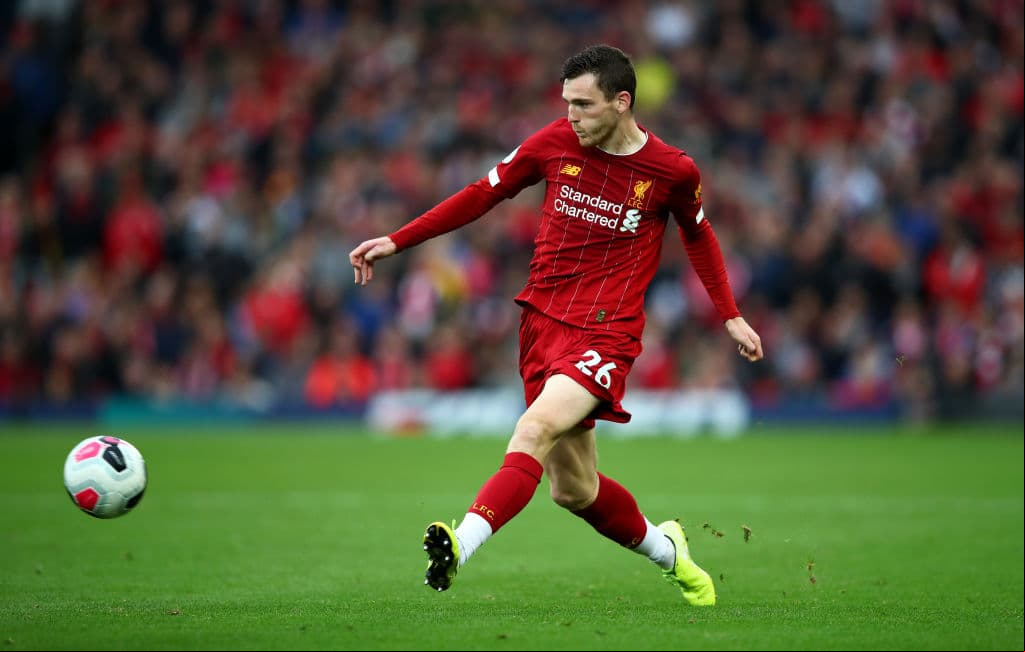 Andy Robertson del Liverpool. Primera vez que este jugador aparece en el equipo del año.