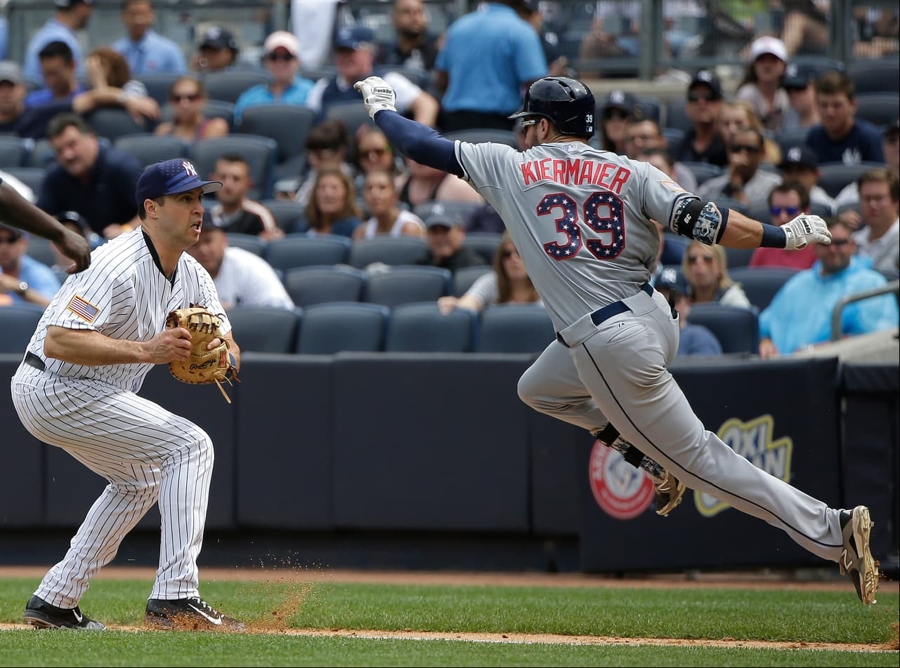 Yankees aprovechan error para dejar tendidos a los Rays