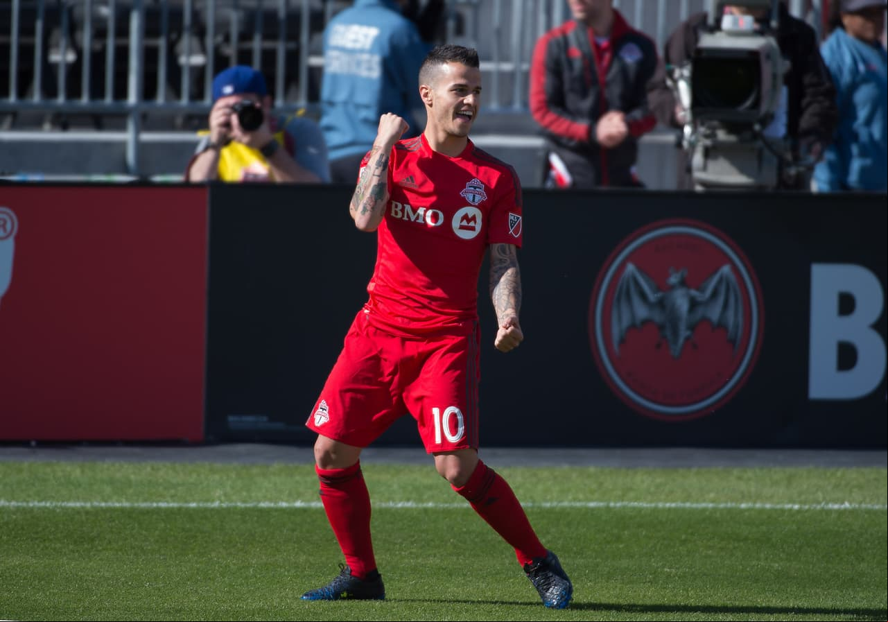 Sebastian Giovinco celebra un gol