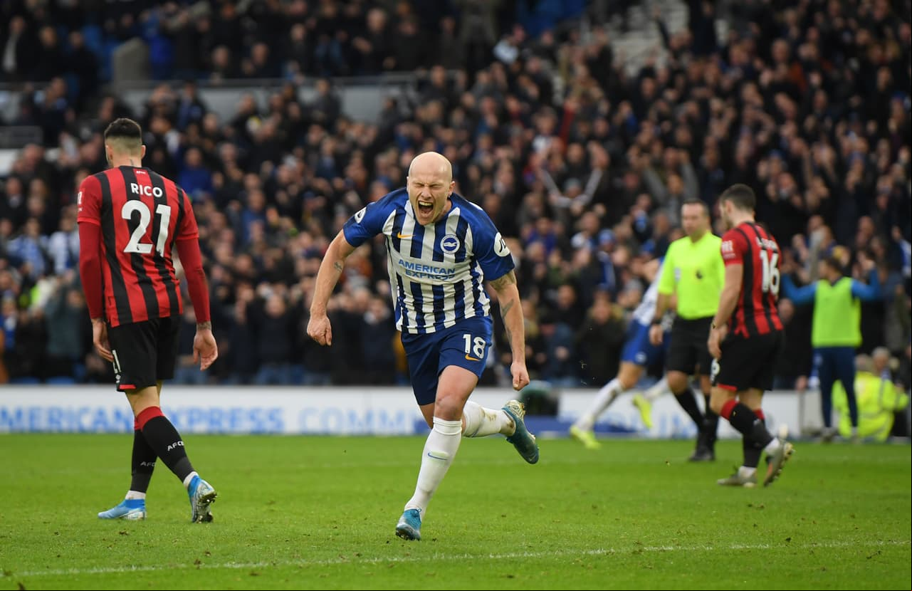 Brighton & Hove Albion 
<b>2-0</b> AFC Bournemouth