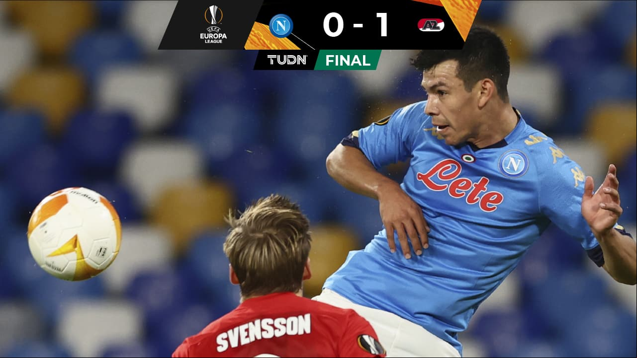 ¡Pedían penal sobre Chucky! No se marca y Napoli cae ante AZ