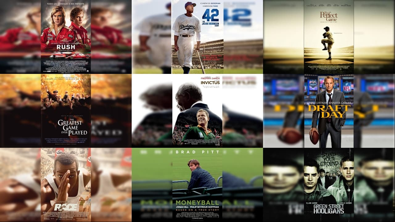 Con el paro en el deporte por el coronavirus, te recomendamos 20 grandes películas deportivas para que no extrañes la actividad.